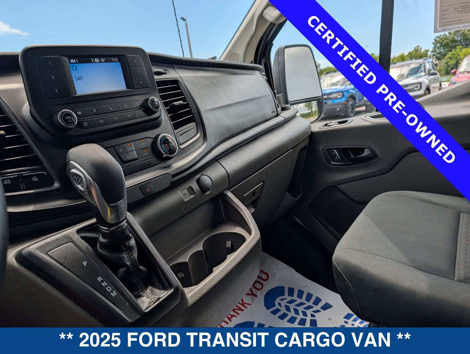 Certified 2025 Ford Transit 250 Low Roof w/ Exterior Upgrade Package RWD image 32