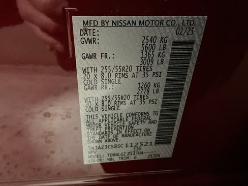 Used 2025 Nissan Murano SL AWD/4WD image 32
