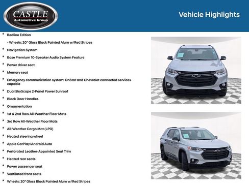 Used 2021 Chevrolet Traverse Premier w/ Redline Edition image 8