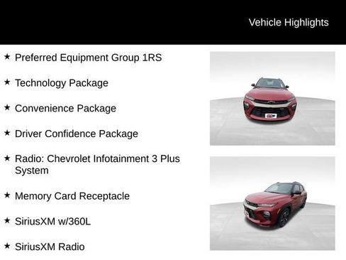 Certified 2021 Chevrolet TrailBlazer RS w/ Technology Package image 8