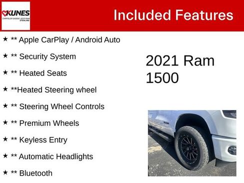 Used 2021 RAM 1500 Sport w/ Night Edition AWD/4WD image 4