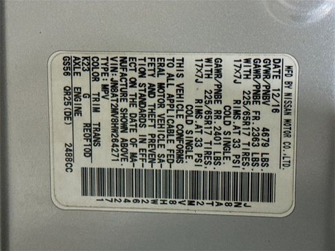 Used 2017 Nissan Rogue S image 35