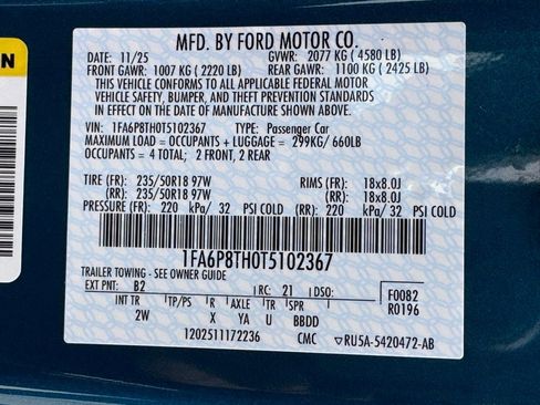 New 2026 Ford Mustang Coupe image 39