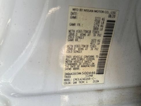 Used 2021 Nissan Titan S RWD image 24