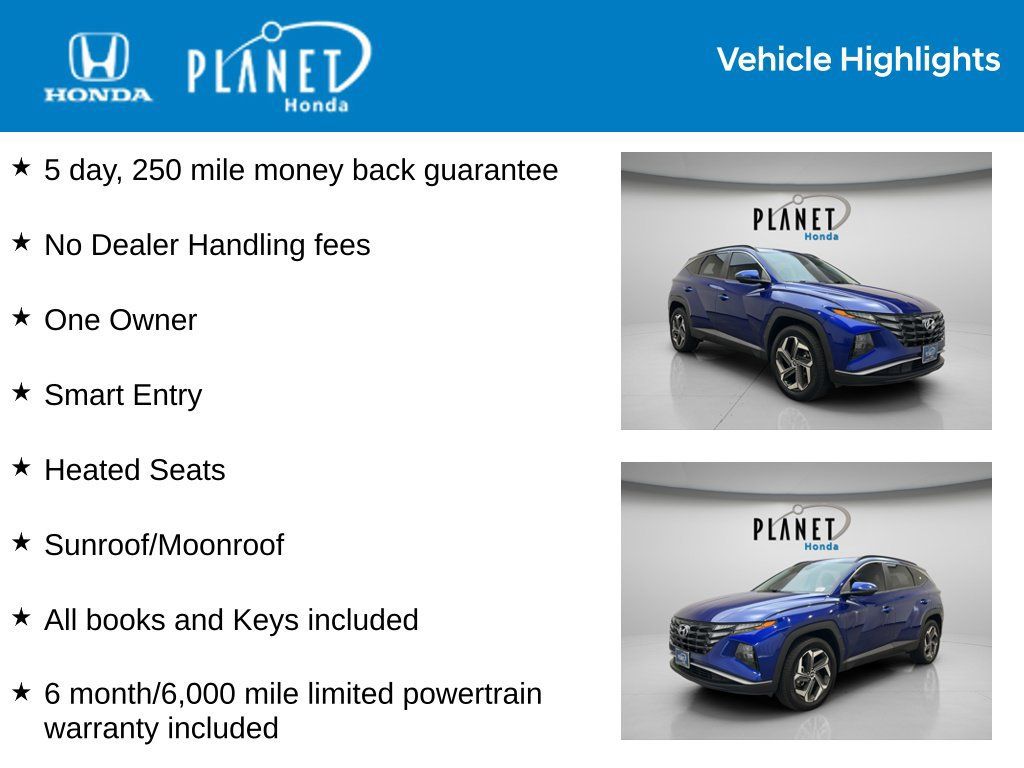 Used 2022 Hyundai Tucson SEL w/ Convenience Package AWD/4WD image 4