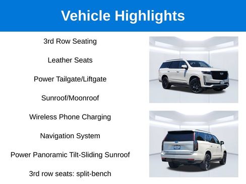 Used 2022 Cadillac Escalade Sport Platinum w/ LPO, ONYX Package AWD/4WD image 2