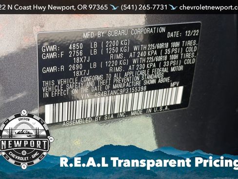 Used 2023 Subaru Outback Limited image 30