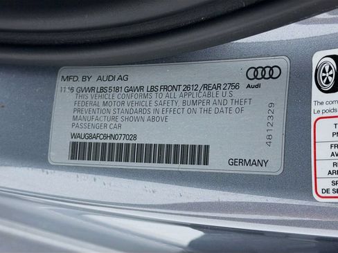 Used 2017 Audi A6 2.0T Premium Plus w/ Premium Plus Package AWD/4WD image 34