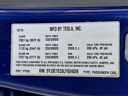 Used 2020 Tesla Model 3 Performance AWD/4WD image 32