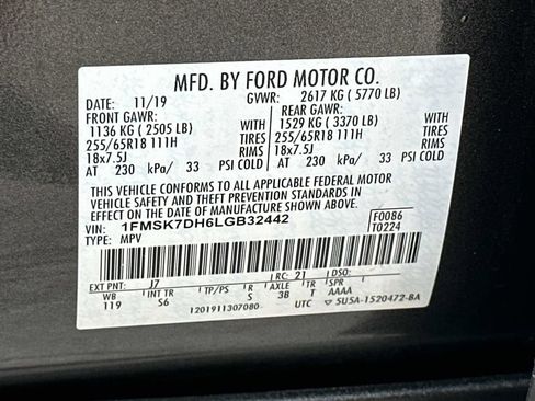 Used 2020 Ford Explorer XLT w/ Equipment Group 202A image 38