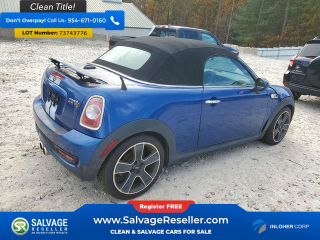 Used 2013 MINI Cooper Roadster S FWD image 4