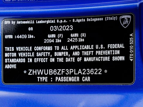 Used 2023 Lamborghini Huracan Tecnica RWD image 83
