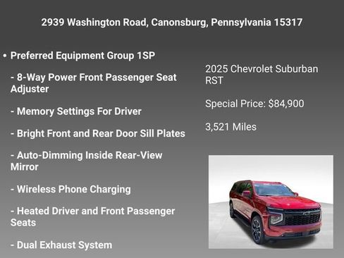 Used 2025 Chevrolet Suburban RST AWD/4WD image 5