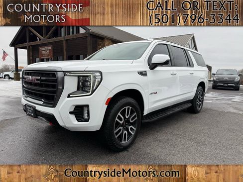 Used 2021 GMC Yukon XL AT4 w/ Rear Media and Nav Package image 1