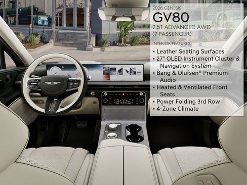 New 2026 Genesis GV80 2.5T Advanced image 18