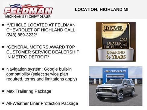 New 2026 Chevrolet Suburban LT w/ Comfort Package AWD/4WD image 3