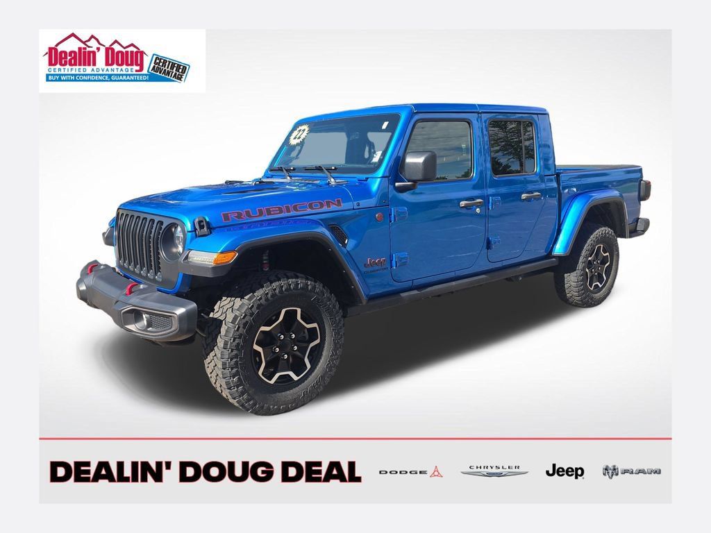 Used 2022 Jeep Gladiator Rubicon w/ LED Lighting Group AWD/4WD 360° Tour