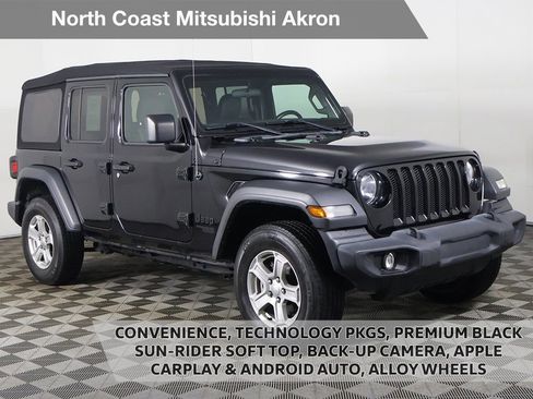 Used 2021 Jeep Wrangler Unlimited Sport image 1