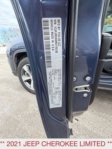 Certified 2021 Jeep Cherokee Limited AWD/4WD image 17