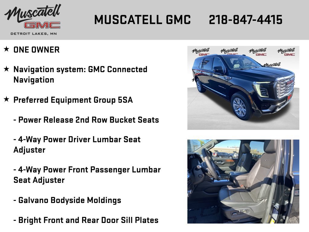 Used 2026 GMC Yukon XL Denali w/ Sun & Power Step Package AWD/4WD image 6