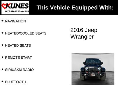 Used 2016 Jeep Wrangler Unlimited Rubicon