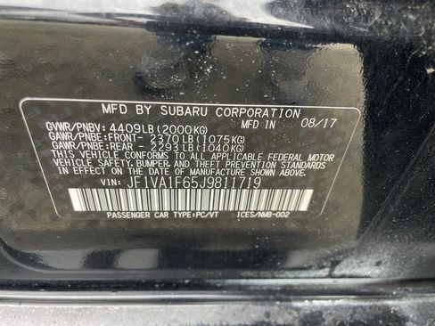 Used 2018 Subaru WRX Limited AWD/4WD image 32
