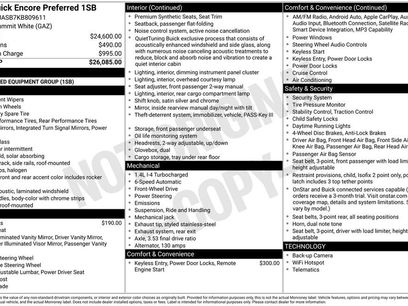 Used 2019 Buick Encore Preferred