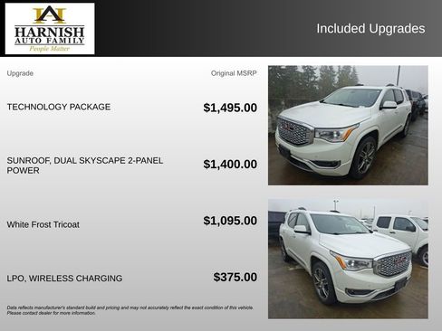 Used 2019 GMC Acadia Denali w/ Technology Package image 4