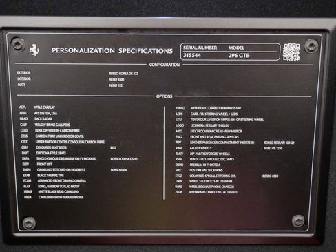 Certified 2025 Ferrari 296 GTB image 29