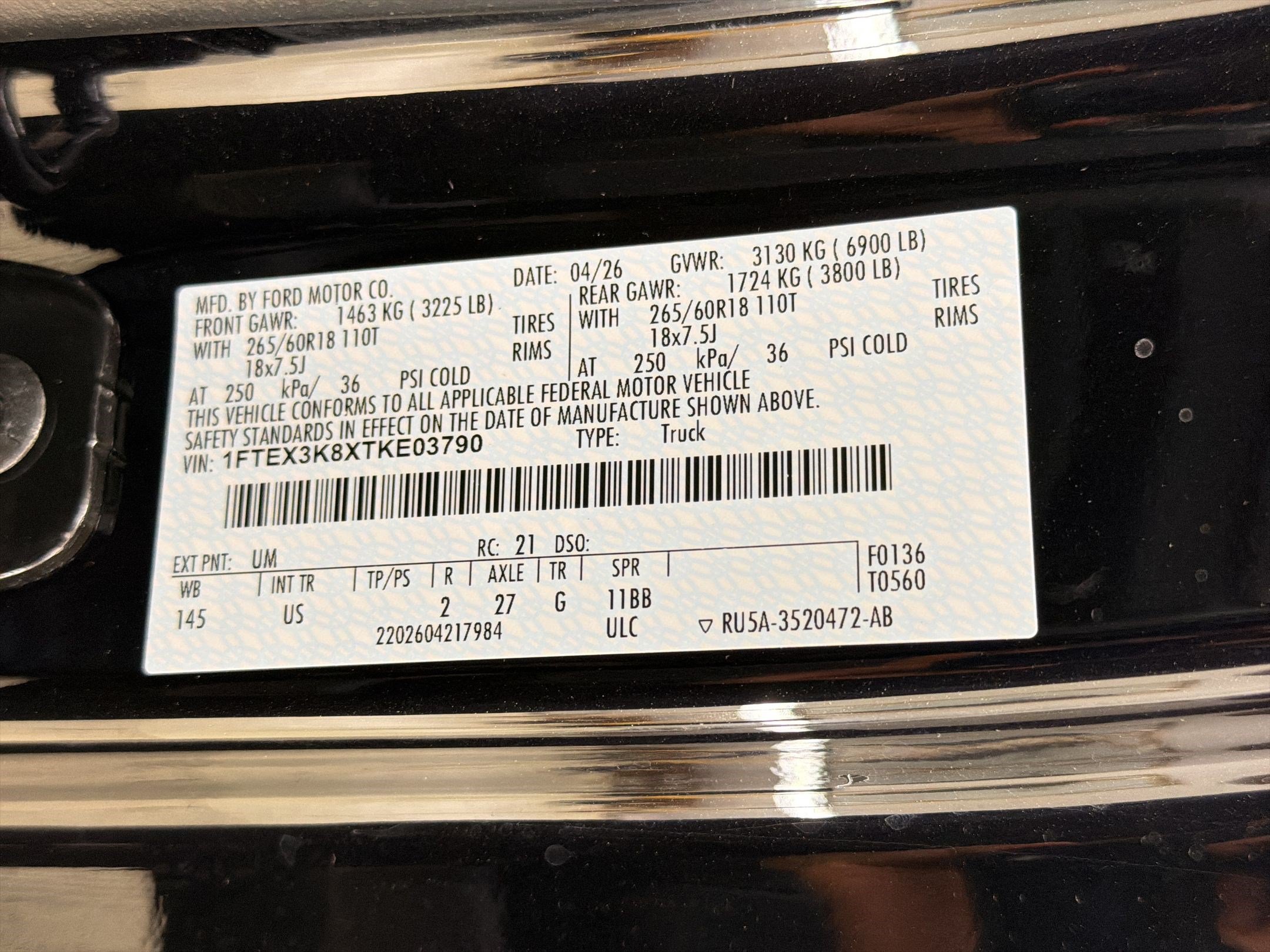 New 2026 Ford F150 XLT w/ Equipment Group 301A Standard RWD image 17