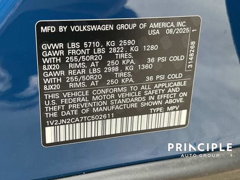 Used 2026 Volkswagen Atlas SE w/ Panoramic Sunroof Package FWD image 40