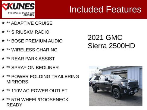 Used 2021 GMC Sierra 2500 Denali w/ Denali Black Diamond Edition image 3