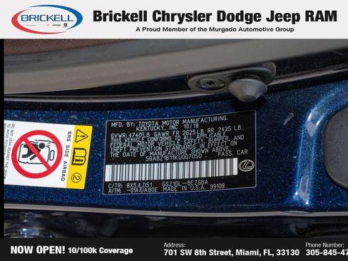 Used 2019 Lexus ES 350 w/ Premium Package FWD image 36
