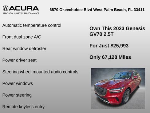Used 2023 Genesis GV70 2.5T w/ Select Package image 12