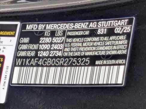 New 2025 Mercedes-Benz C 300 Sedan image 19