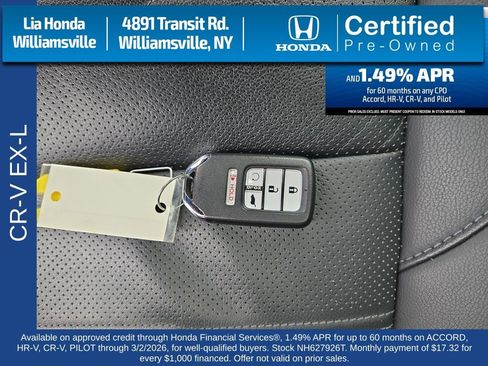 Certified 2022 Honda CR-V EX-L image 28