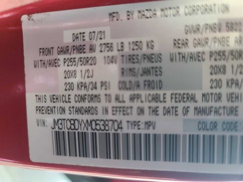 Used 2021 MAZDA CX-9 Grand Touring image 46