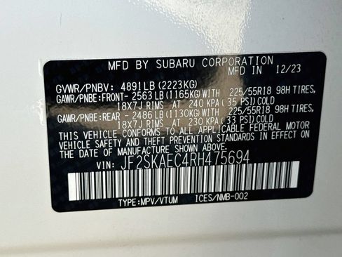 Used 2024 Subaru Forester Sport AWD/4WD image 40