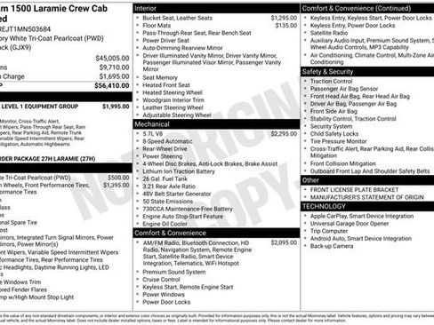 Used 2021 RAM 1500 Laramie RWD image 8