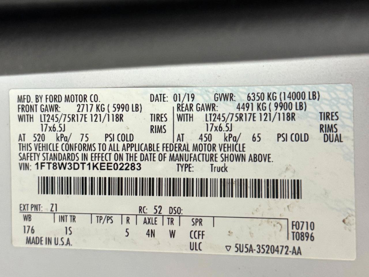 Used 2019 Ford F350 XL w/ STX Appearance Package AWD/4WD image 73