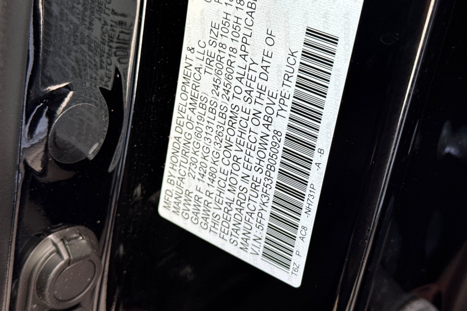 Certified 2023 Honda Ridgeline RTL image 25