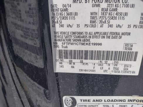 Used 2014 Ford F150 Lariat w/ Equipment Group 501A Mid image 22