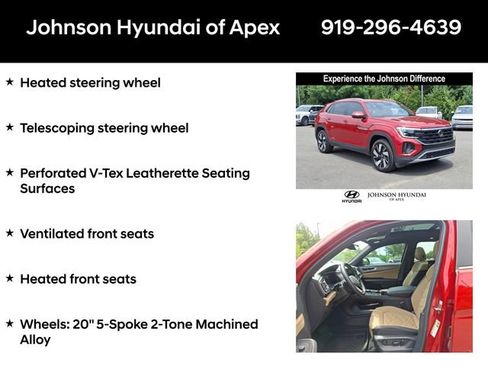 Used 2024 Volkswagen Atlas Cross Sport SE w/ Panoramic Sunroof Package FWD image 18