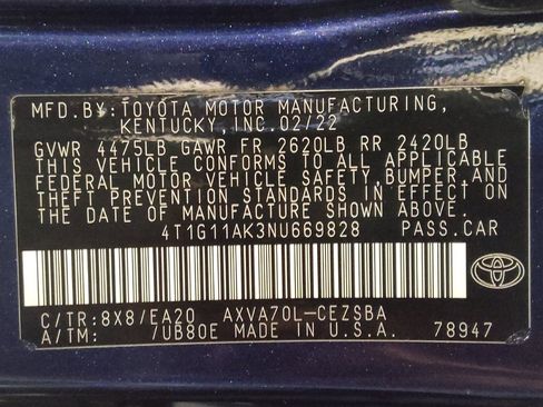 Used 2022 Toyota Camry SE image 33