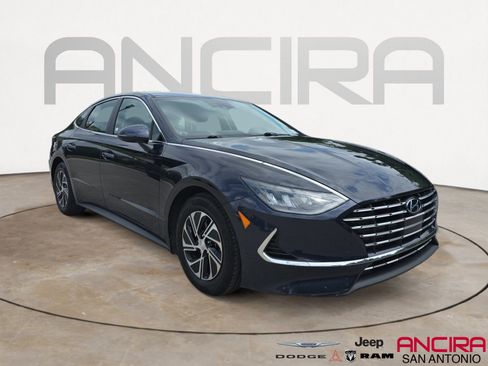 Used 2021 Hyundai Sonata Blue image 1