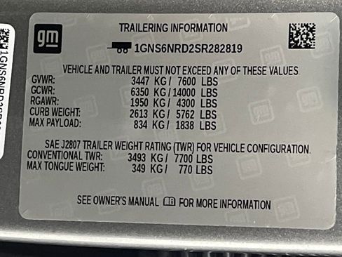 Used 2025 Chevrolet Tahoe LT image 74