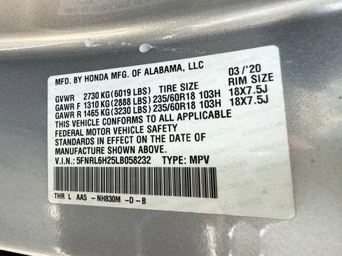 Used 2020 Honda Odyssey LX image 31