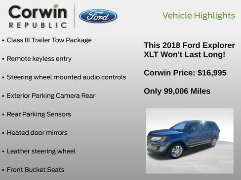 Used 2018 Ford Explorer XLT image 7