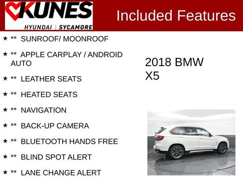 Used 2018 BMW X5 sDrive35i image 2