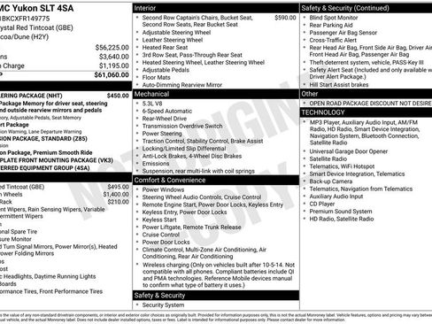 Used 2015 GMC Yukon SLT w/ HD Trailering Package RWD image 4